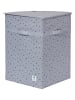 STORE IT Wäschekorb "Panda" in Grau - (B)35 x (H)50 x (T)35 cm