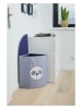 STORE IT Wäschekorb "Panda" in Grau - (B)35 x (H)50 x (T)35 cm