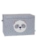 STORE IT Spielzeugtruhe "Panda" in Grau - (B)62 x (H)39 x (T)37,5 cm