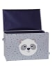 STORE IT Spielzeugtruhe "Panda" in Grau - (B)62 x (H)39 x (T)37,5 cm