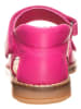 BO-BELL Skórzane sandały w kolorze różowym