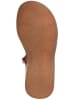 BO-BELL Skórzane sandały w kolorze jasnoróżowym