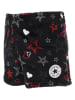 Converse Szorty w kolorze czerwono-czarnym
