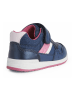 Geox Sneakersy "Rishon" w kolorze granatowo-różowym
