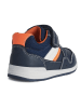 Geox Sneakers "Rishon" in Dunkelblau/ Orange