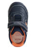 Geox Sneakers "Rishon" in Dunkelblau/ Orange