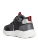 Geox Sneakers "Aril" zwart/zilverkleurig