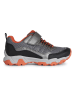 Geox Sneakers "Magnetar" in Silber/ Orange