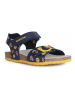 Geox Sandalen "Ghita" donkerblauw/geel