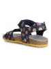 Geox Sandalen "Ghita" donkerblauw/geel