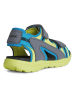 Geox Sandalen "Vaniett" grijs/limoengroen