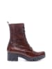 BOSCCOLO Leren boots donkerbruin