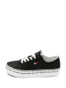 TOMMY JEANS Skórzane sneakersy w kolorze czarno-białym