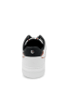 Tommy Hilfiger Shoes Leder-Sneakers in Weiß/ Schwarz