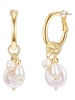 Yamato Pearls Vergold. Creolen mit Perlen