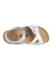 Sunbay Sandalen "Lys" wit/zilverkleurig