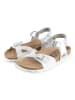 Sunbay Sandalen "Lys" wit/zilverkleurig