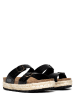 Sunbay Sleehakslippers "Orange" zwart
