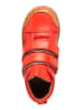 El Naturalista Leder-Sneakers "Helmet" in Rot