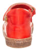 El Naturalista Leder-Spangenballerinas "Helmet" in Rot