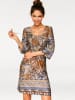Heine Kleid in Beige/ Braun