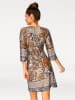 Heine Kleid in Beige/ Braun