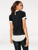 Heine Shirt zwart/wit