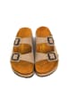 Moosefield Leder-Pantoletten in Beige