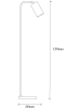 Opviq Lampa stojąca w kolorze czarnym - wys. 120 x Ø 28 cm