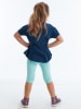 Denokids 2-delige outfit donkerblauw/turquoise