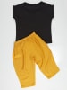 Denokids 2-delige outfit "Stay Leo" zwart/geel