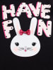 Denokids 2-delige outfit "Bunny Fun" zwart/lichtroze
