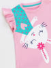 Denokids 2-delige outfit "Bunny" lichtroze/turquoise