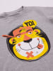 Denokids 2-delige outfit "Yoo Tiger" grijs/oranje