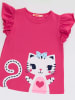 Denokids 2-delige outfit "Whitecat" roze/lichtblauw