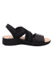 Legero Skórzane sandały "Fly" w kolorze czarnym