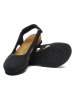 Comfortfusse Leder-Ballerinas in Schwarz