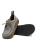 Comfortfusse Leren veterschoenen grijs