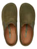 Comfortfusse  Skórzane chodaki w kolorze khaki