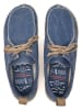 Comfortfusse Veterschoenen blauw