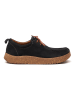 Comfortfusse Leren veterschoenen zwart