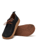 Comfortfusse Leren veterschoenen zwart