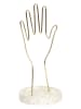 THE HOME DECO FACTORY Sieradenhouder "Terrazzo" goudkleurig/beige - (H)28 x Ø 16 cm