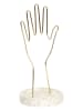 THE HOME DECO FACTORY Schmuckhalter "Terrazzo" in Gold/ Beige - (H)28 x Ø 16 cm