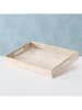 Boltze Tablett "Jylling" in Beige - (L)43 x (B)26 x (H)5 cm