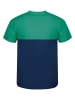 Trollkids Koszulka funkcyjna "Bergen" w kolorze granatowo-zielonym