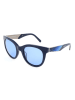 Swarovski Damskie okulary przeciwsłoneczne w kolorze granatowym