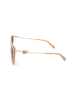 Swarovski Damen-Sonnenbrille in Rosa-Gold/ Khaki