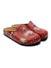 Calceo Clogs in Bunt/ Rot