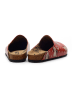 Calceo Clogs in Bunt/ Rot